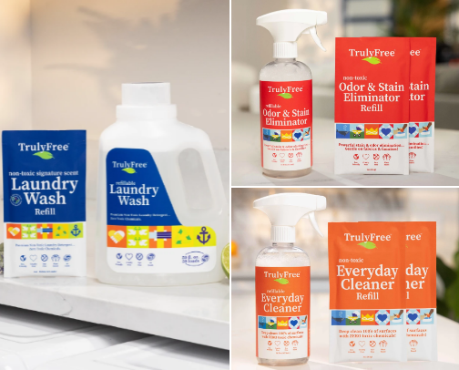 Cleaning Products as a Crunchy Mom cover photo collage