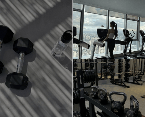 ✨ GYM ✨  cover photo collage