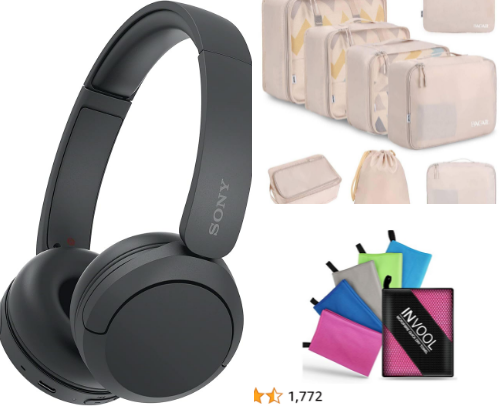 My travel essentials cover photo collage