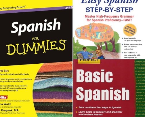Spanish Language Books I Love (Because I’ve Been Learning for Forever and Want to Be Fluent by 35!) cover photo collage