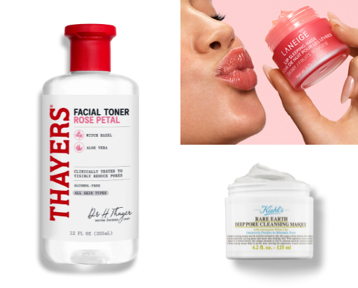 Skincare cover photo collage