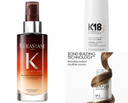 Hair care: products for damaged and colored hair!! cover photo collage