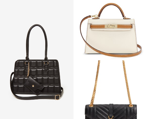 Designer bags cover photo collage