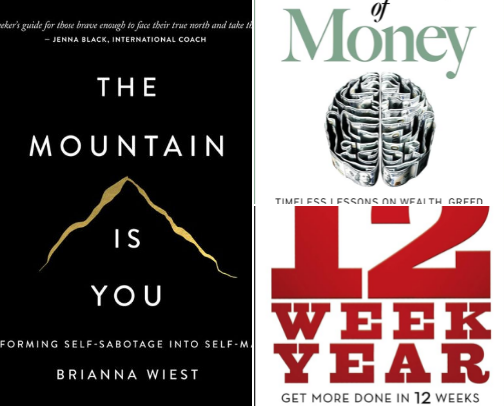 Books to Read in Your 20s for Personal Growth, Money & Productivity cover photo collage