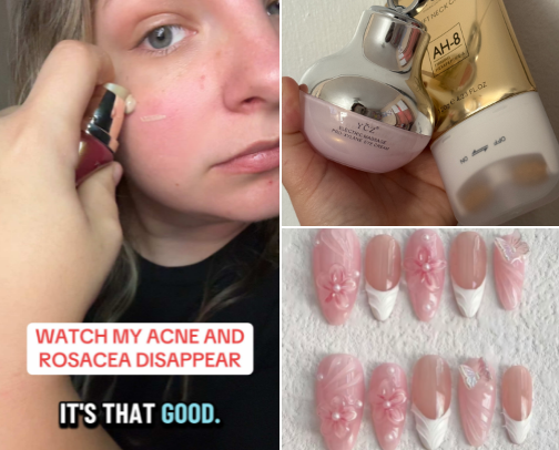 Beauty and personal care TikToks cover photo collage