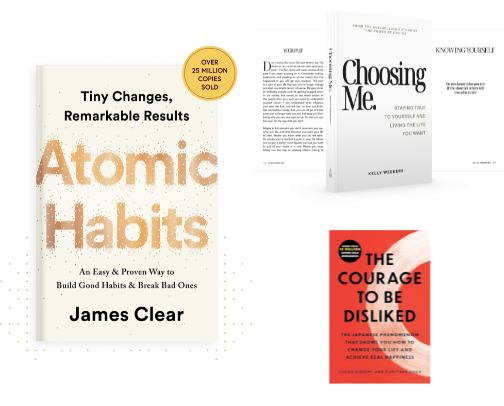 Books that changed my Mindset cover photo collage