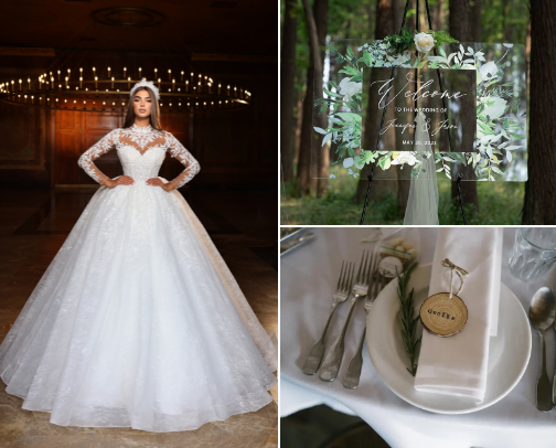 CUSTOM HANDMADE WEDDING MUST HAVES cover photo collage