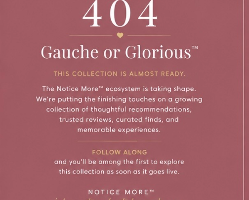 👠 Gauche or Glorious™ cover photo collage
