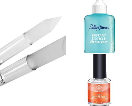 nail tech must haves 💅🏻 cover photo collage