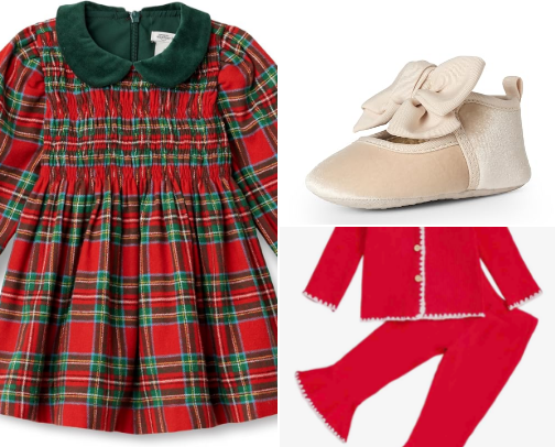 Toddler Christmas Outfits cover photo collage