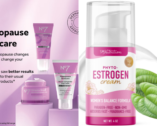 Aging / Perimenopause / Menopausal Skincare 🌸 cover photo collage