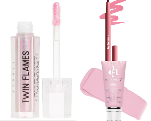 Winter BABY PINK Makeup 🩷 cover photo collage