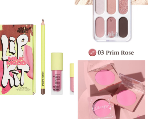 BABY PINK Makeup 🩷 cover photo collage
