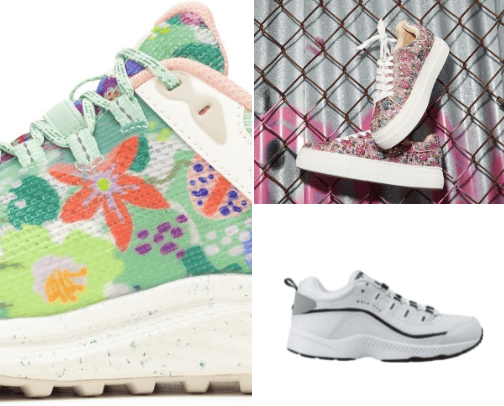 Floral Sneakers cover photo collage