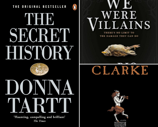 The Dark Academia Reading List cover photo collage