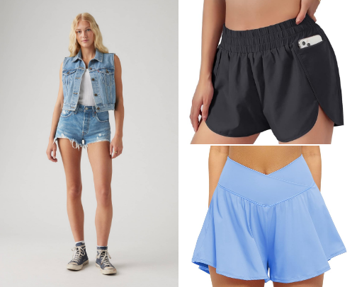 My Go-To Women’s Shorts – Comfy, Cute, and Perfect for Everyday ☀️🩳 cover photo collage