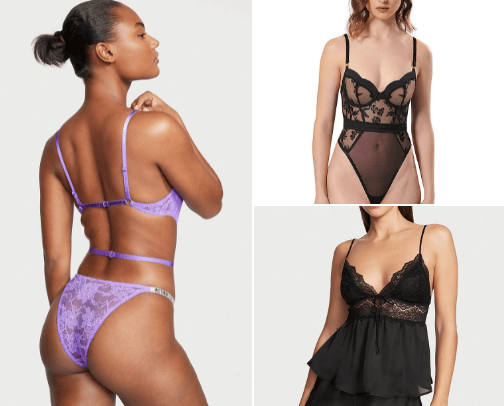 Underwear & sleepwear cover photo collage