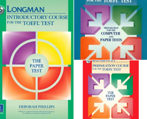 Read Free - Longman Introductory Course for the TOEFL Test, The Paper Test (Book with CD-ROM, with Answer Key) (Audio CDs or Audiocassettes required) study companions cover photo collage
