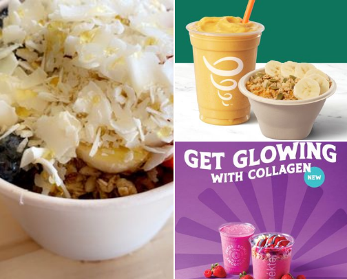 Phoenix's top smoothie, fruit bowl and protein shakes places 😀🧋😋 cover photo collage