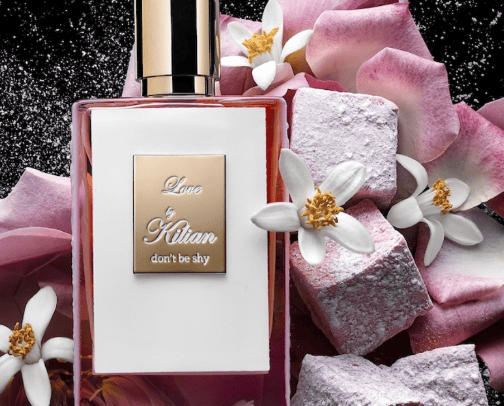 Fragrance KILIAN Paris Love don't be shy cover photo collage