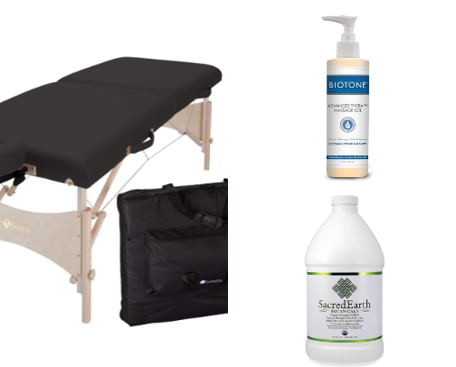 Massage Therapy Student Essentials cover photo collage