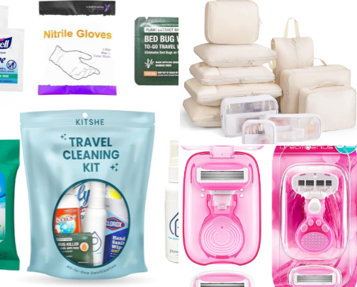 Travel essentials cover photo collage