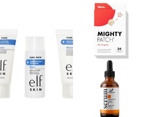 Favorite Skincare products cover photo collage