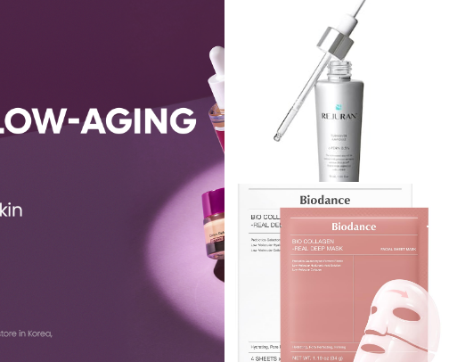 Skincare routine cover photo collage