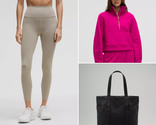 My fitness outfits, that make me feel cute + confident + comfy! Lulu edition cover photo collage