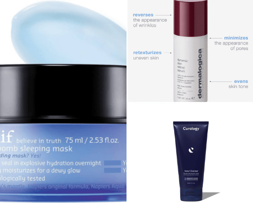 Skin care products that I LOVE cover photo collage