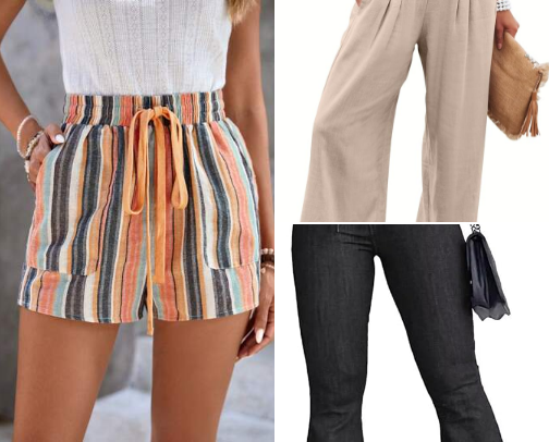 Women’s bottoms cover photo collage