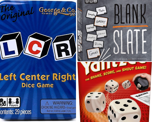 Games for the family or a girls night! cover photo collage