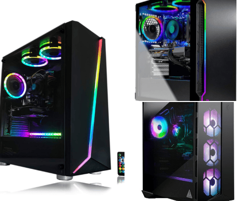 Gaming Desktop Computers cover photo collage