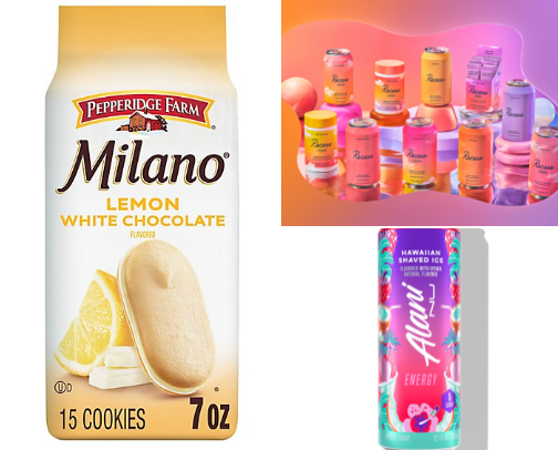 Fave drinks and snacks cover photo collage