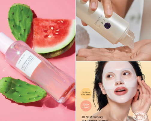 Skin care cover photo collage