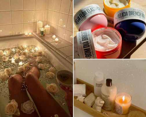 Cozy Self-Care 🧁🔮 cover photo collage