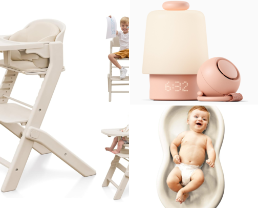 Gear — Feeding, sleep, and baby gear cover photo collage