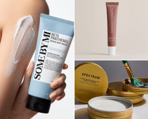 end of year skincare&makeup* cover photo collage