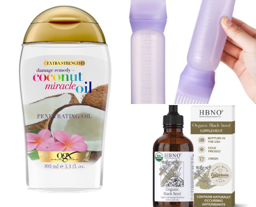 the products that GREW my hair cover photo collage