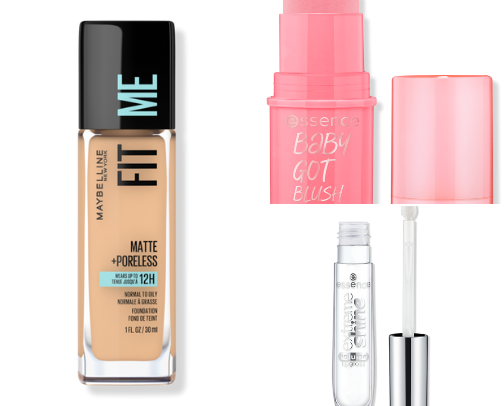 makeup routine under 50$ ! cover photo collage