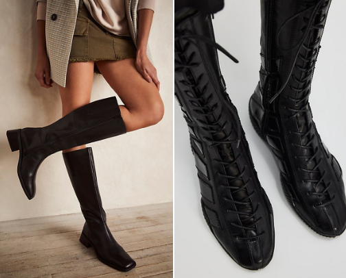 Minimal, equestrian & laced-up boots cover photo collage