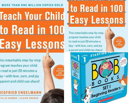 Teach Your Child to Read in 100 Easy Lessons: Revised and Updated Second Edition cover photo collage