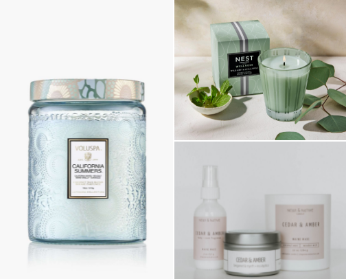 the best candles cover photo collage