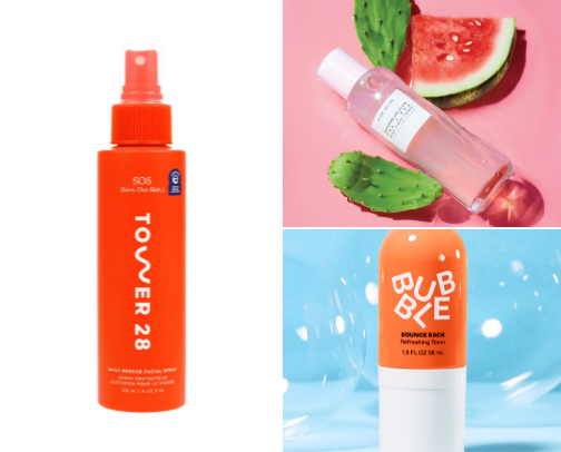 Skincare favs cover photo collage