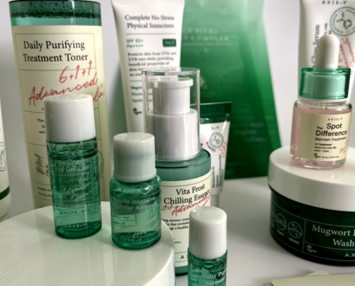 Eco-conscious personal and hair care cover photo collage