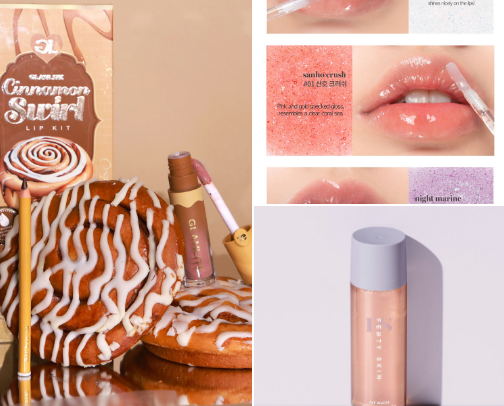 Cute lip combos cover photo collage