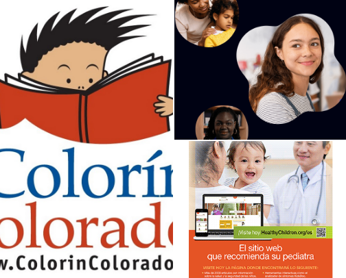 Recursos Útiles para Familias Hispanas cover photo collage