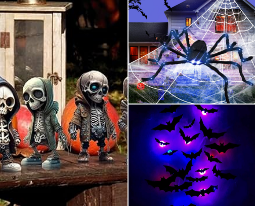 Halloween decs cover photo collage