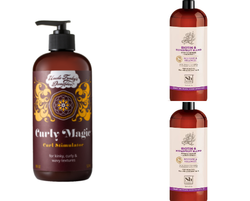 Curly hair routine cover photo collage