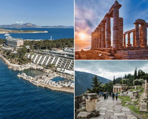 Greece Vacation cover photo collage